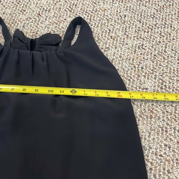 Rebecca Hampton Black Layered & Ruffled Sleeveless Top. Small - Picture 7 of 9